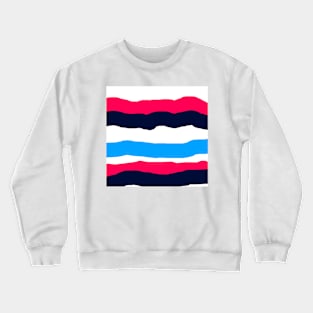 Color Lines In the Horizon Crewneck Sweatshirt